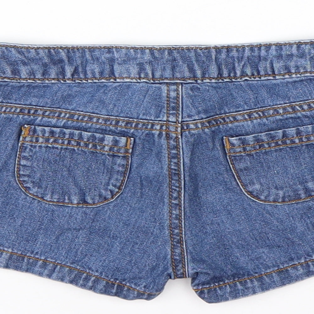 Mini Club Baby Blue  Cotton Cropped Jeans Size 12-18 Months  Button