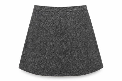 Max Studio Womens Grey  Acrylic Flare Skirt Size XL