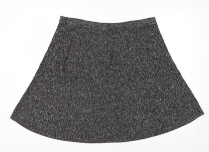 Max Studio Womens Grey  Acrylic Flare Skirt Size XL
