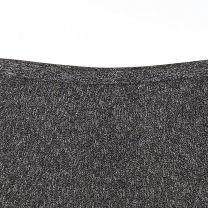 Max Studio Womens Grey  Acrylic Flare Skirt Size XL