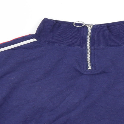 Womens UK Size S Divided by H&M Blue Pullover Sweatshirt