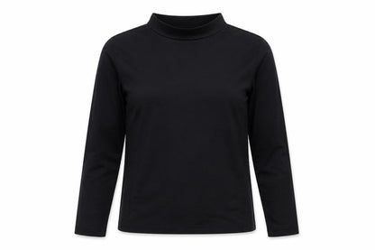 Womens UK Size 8 Crane Black Basic T-Shirt