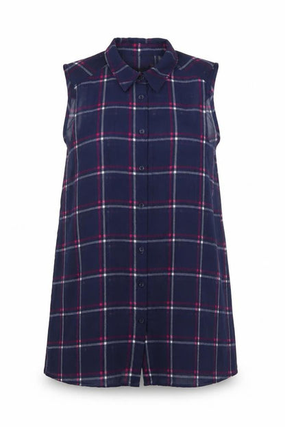 Womens UK Size 8 New Look Blue Basic Button-Up