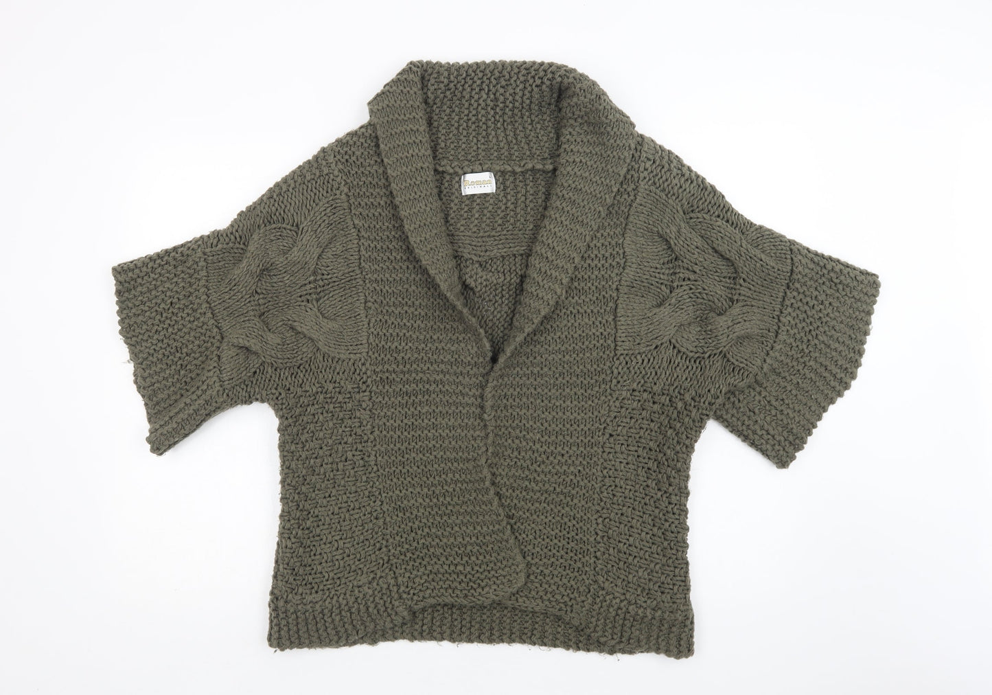 Womens UK Size L Roman Green Cardigan Jumper