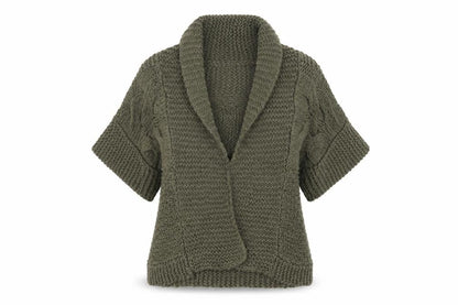 Womens UK Size L Roman Green Cardigan Jumper