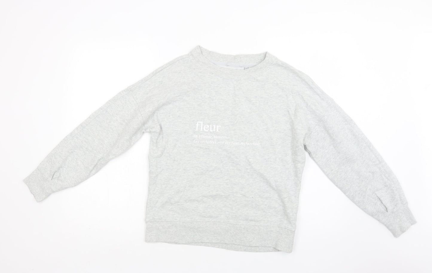 Womens UK Size XS NEXT Grey Pullover Sweatshirt