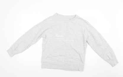 Womens UK Size XS NEXT Grey Pullover Sweatshirt