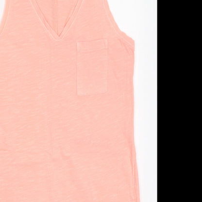 Womens UK Size 12 NEXT Pink Basic Tank