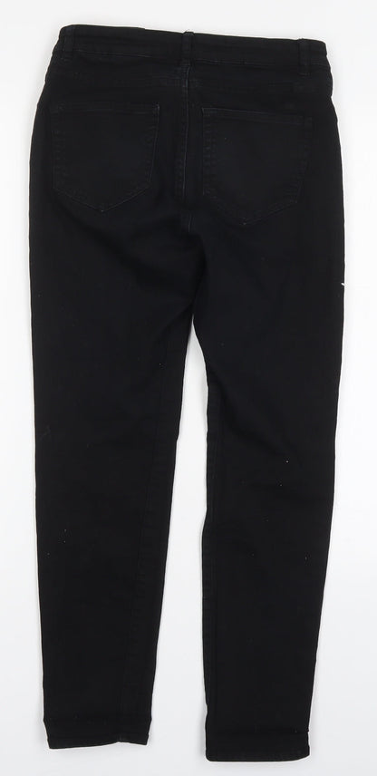Womens UK Size 8 H&M Regular Fit Skinny Beige Jeans