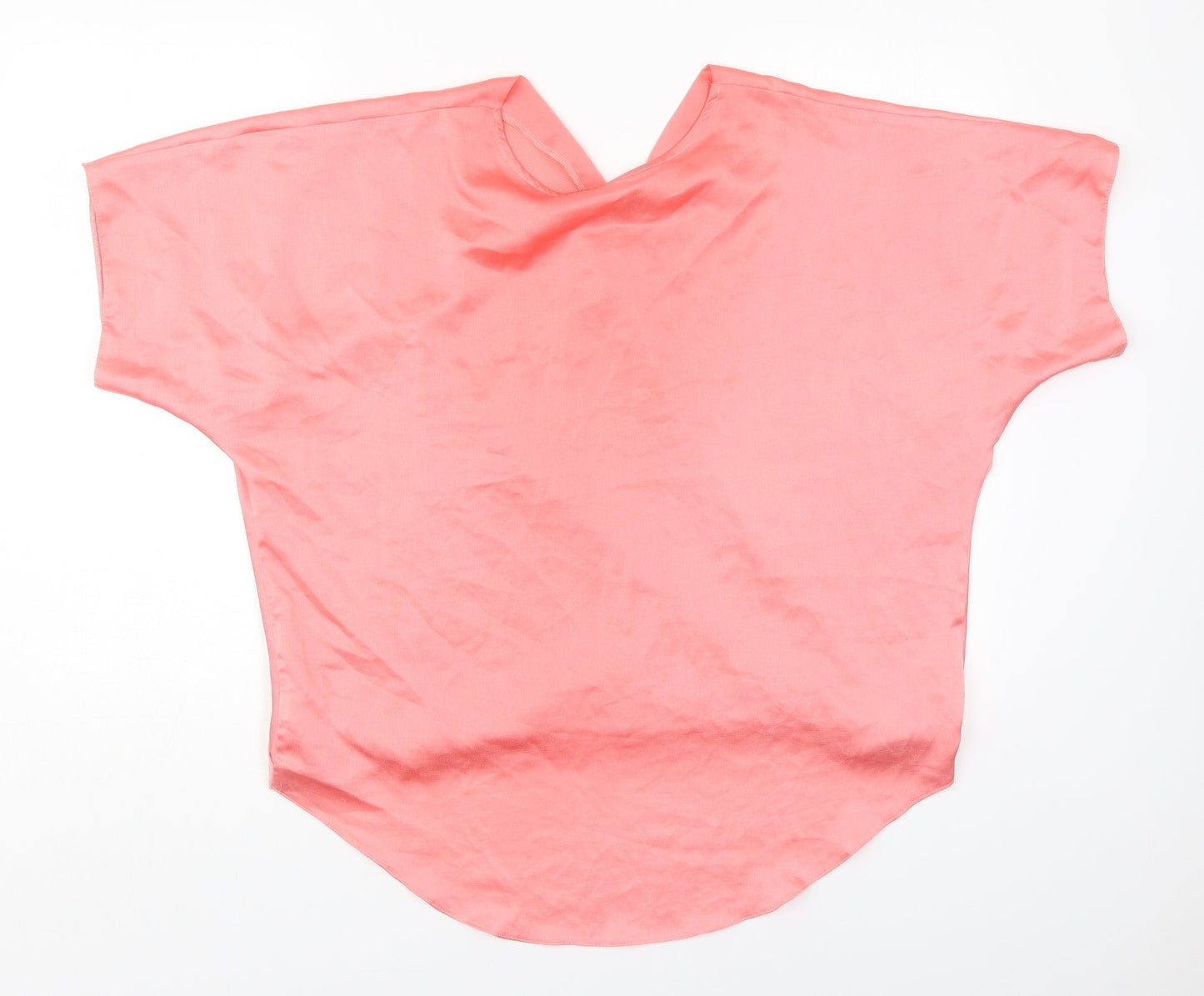 Womens UK Size 14 NEXT Pink Basic Blouse