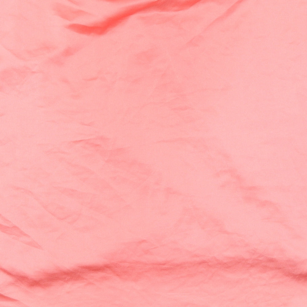 Womens UK Size 14 NEXT Pink Basic Blouse