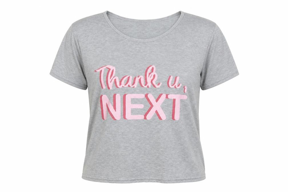 Womens UK Size M PRETTYLITTLETHING Grey Basic T-Shirt