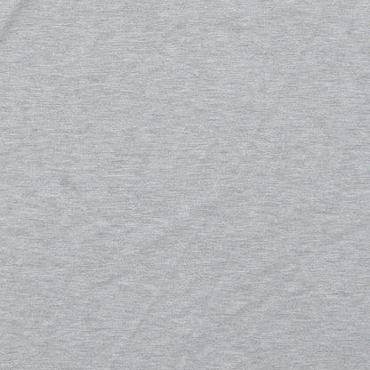 Womens UK Size M PRETTYLITTLETHING Grey Basic T-Shirt
