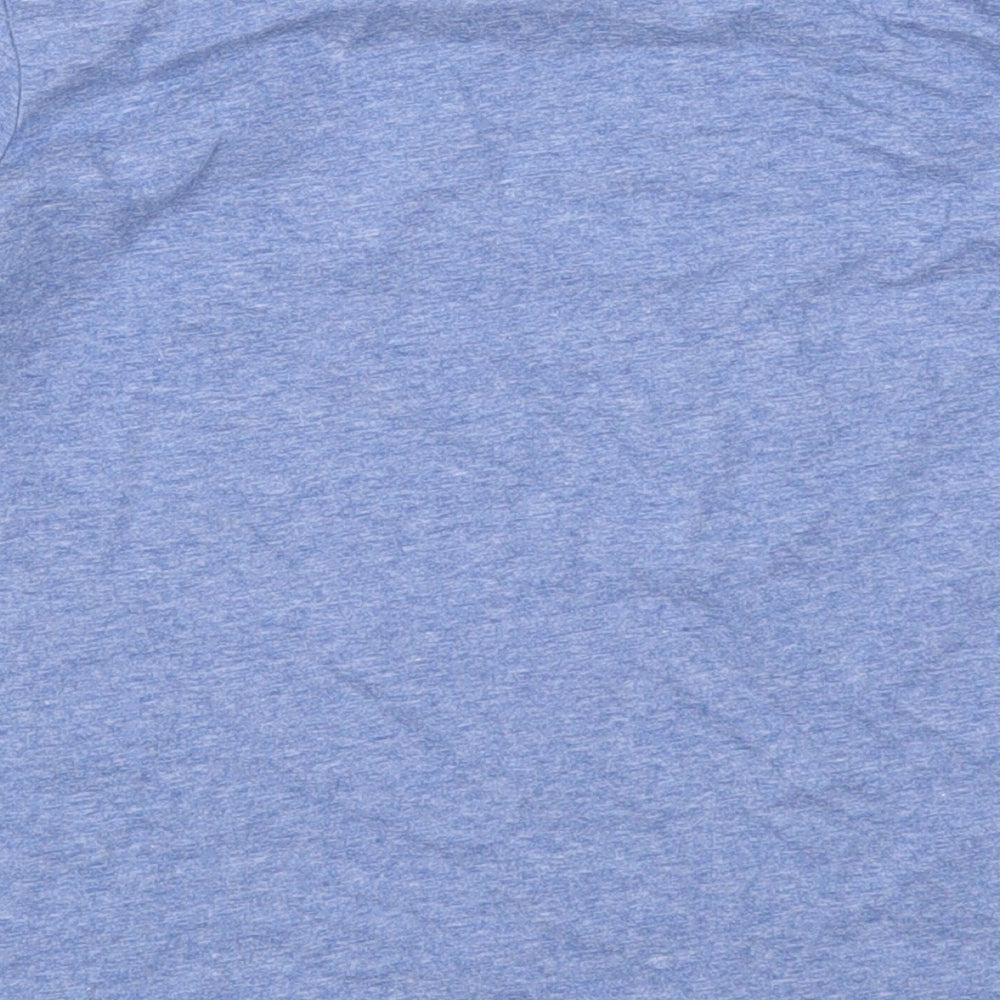 Primark Boys Blue  Cotton Basic T-Shirt Size 7-8 Years Crew Neck Pullover - Little Dude