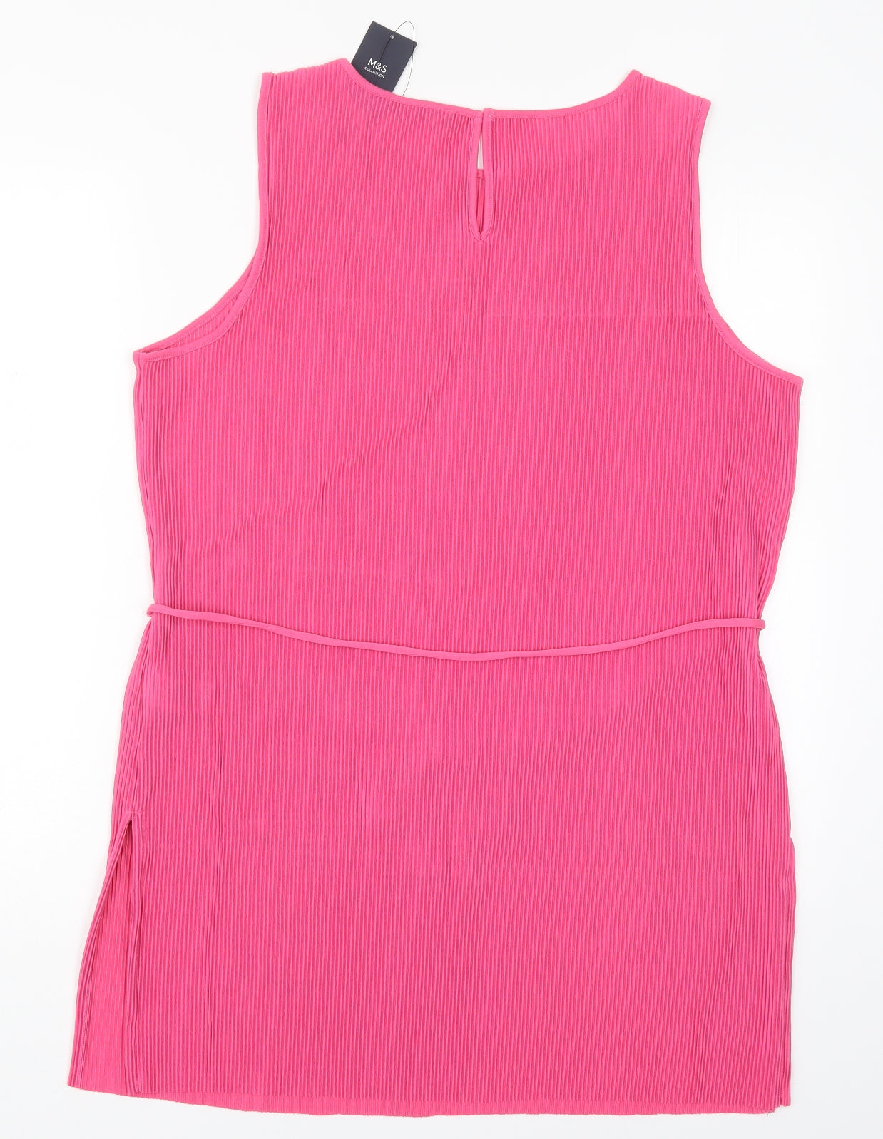 Womens UK Size 16 Marks and Spencer Pink Basic Tank