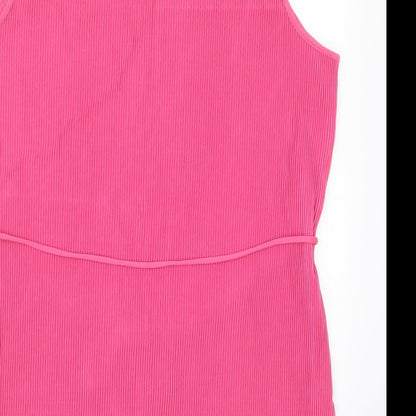 Womens UK Size 16 Marks and Spencer Pink Basic Tank