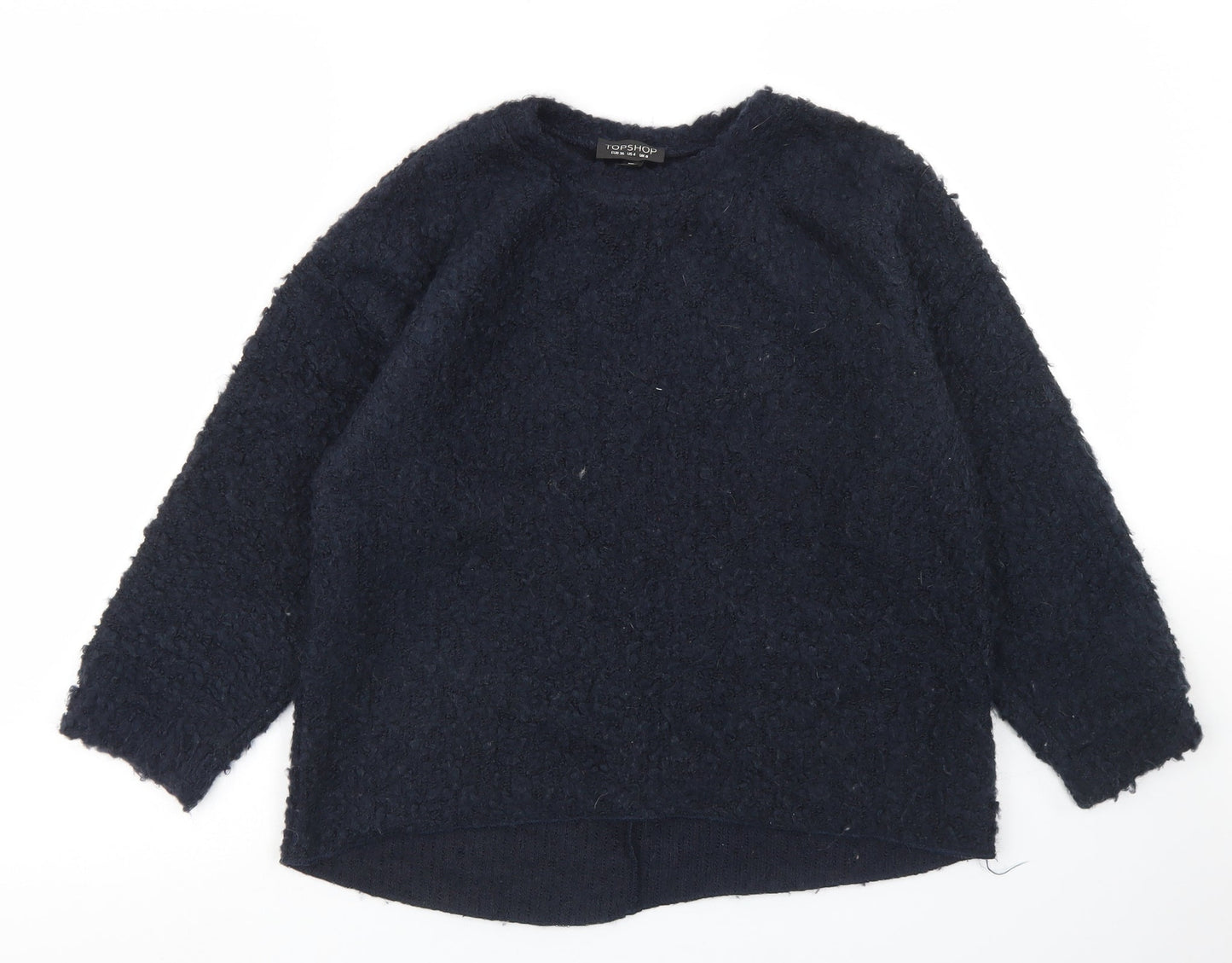 Womens UK Size 8 Topshop Blue Pullover Jumper