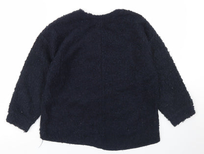 Womens UK Size 8 Topshop Blue Pullover Jumper