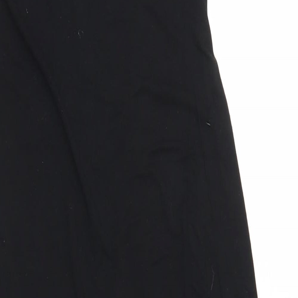 Boohoo Womens Black  Polyester Bodycon  Size 10  Round Neck