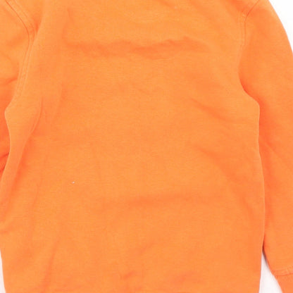 George Boys Orange  Cotton Pullover Sweatshirt Size 4-5 Years