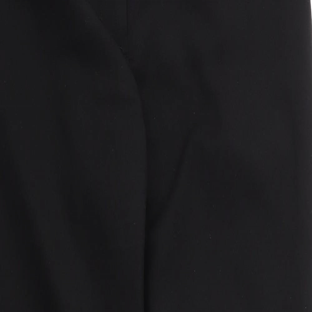 Womens UK Size 10 New Look Regular Fit Carrot Black Trousers