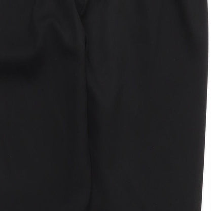 Womens UK Size 10 New Look Regular Fit Carrot Black Trousers
