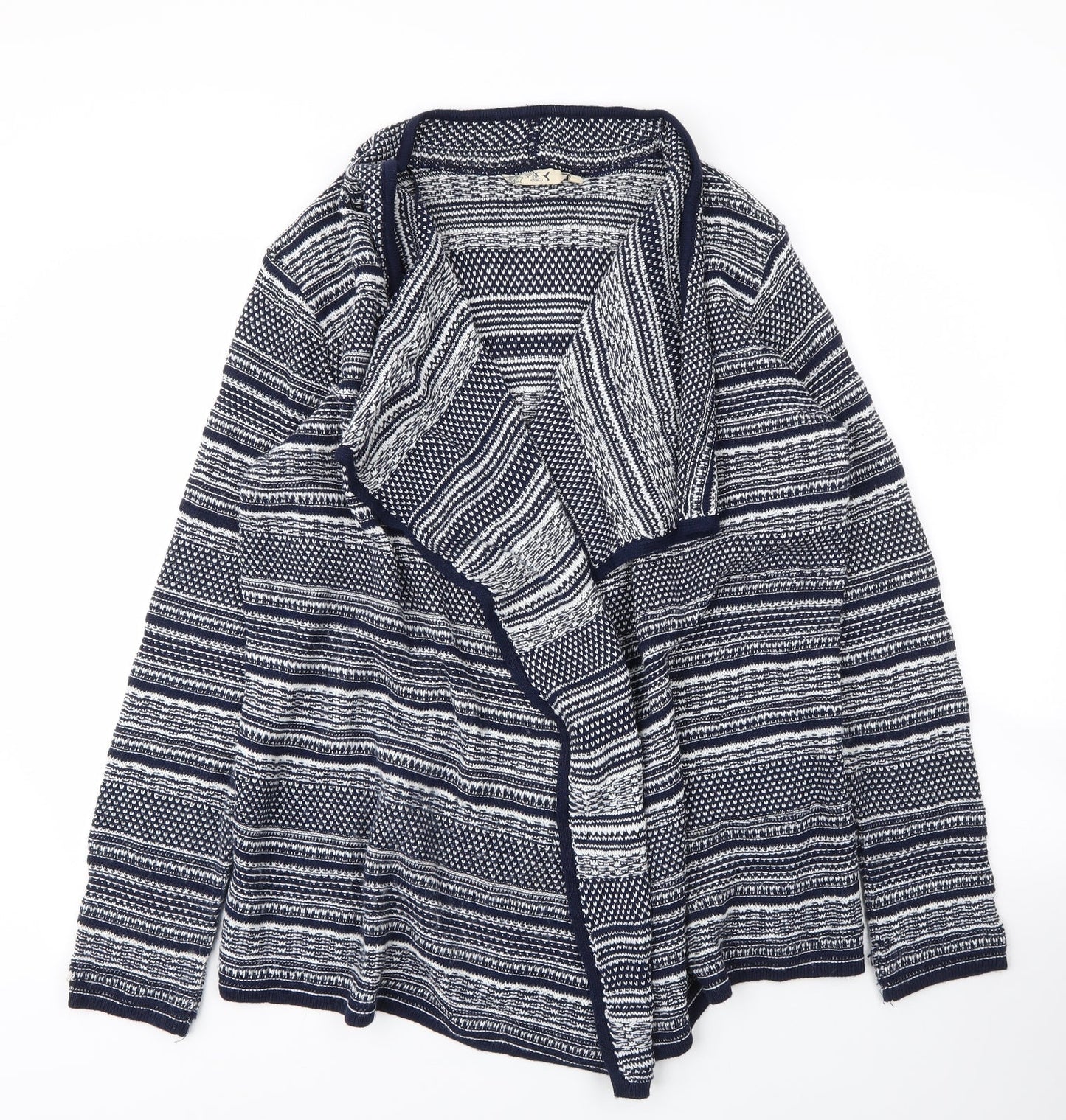 Womens UK Size 14 M&Co Blue Cardigan Jumper