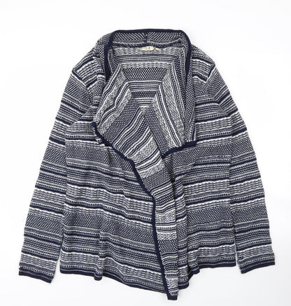 Womens UK Size 14 M&Co Blue Cardigan Jumper
