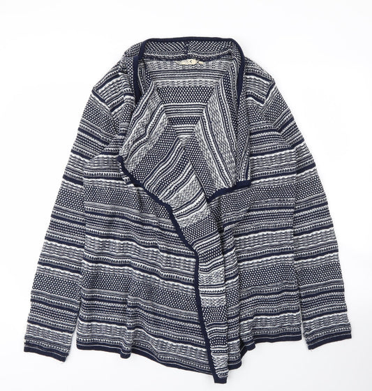 Womens UK Size 14 M&Co Blue Cardigan Jumper