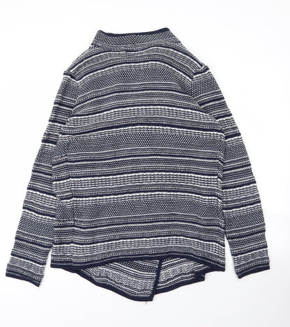 Womens UK Size 14 M&Co Blue Cardigan Jumper
