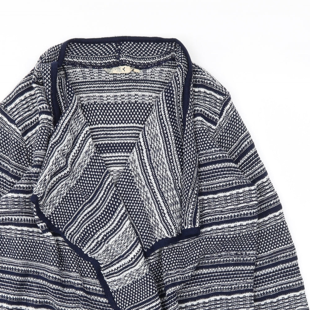 Womens UK Size 14 M&Co Blue Cardigan Jumper