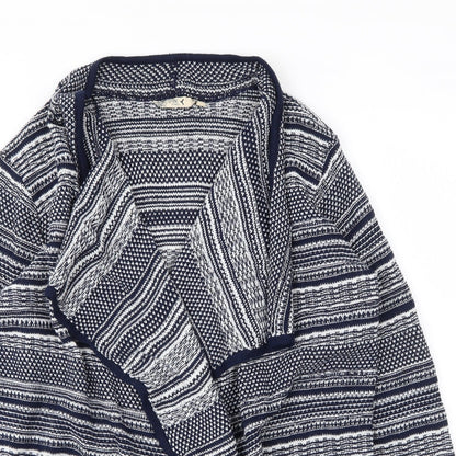 Womens UK Size 14 M&Co Blue Cardigan Jumper
