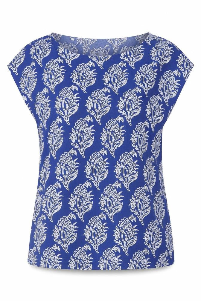 Womens UK Size 12 Originals Blue Basic Blouse