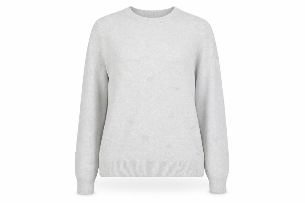 Womens UK Size S Oasis Grey Pullover Jumper