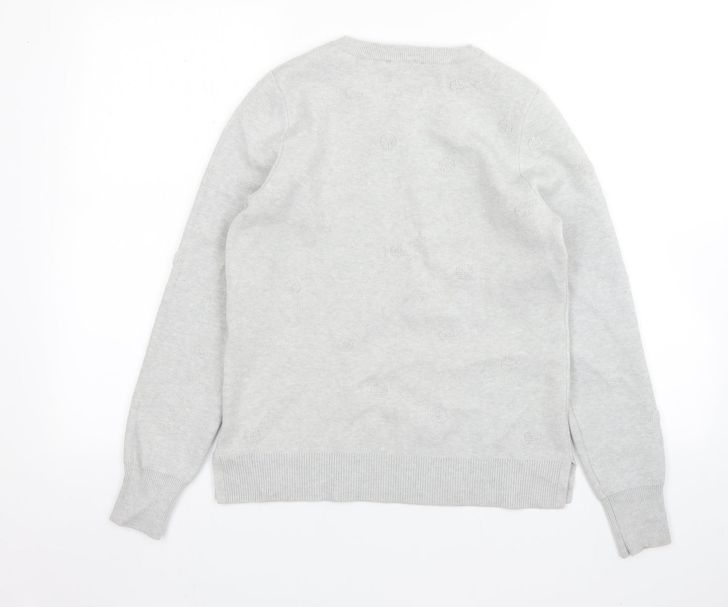 Womens UK Size S Oasis Grey Pullover Jumper