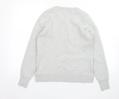 Womens UK Size S Oasis Grey Pullover Jumper