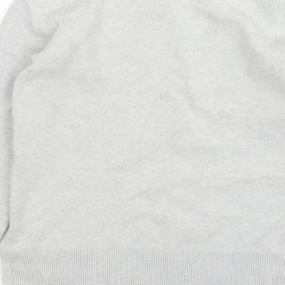 Womens UK Size S Oasis Grey Pullover Jumper