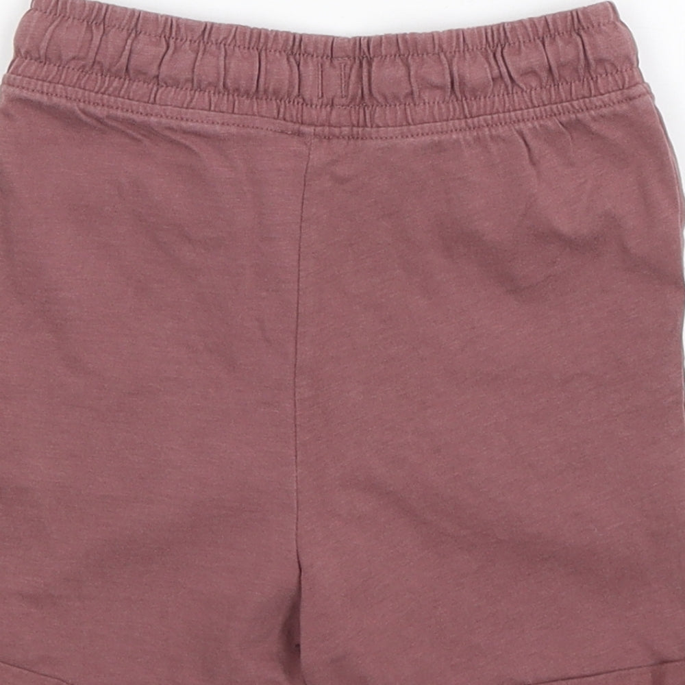 Nutmeg Girls Purple  Cotton Sweat Shorts Size 2-3 Years  Regular