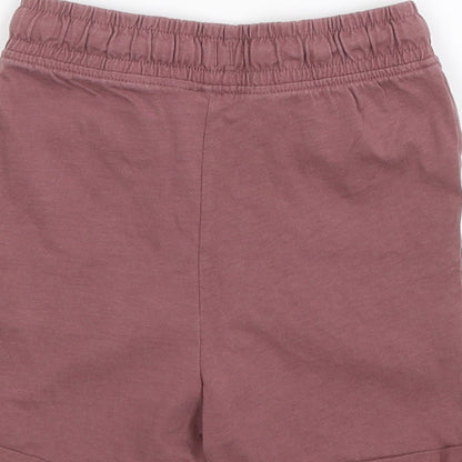 Nutmeg Girls Purple  Cotton Sweat Shorts Size 2-3 Years  Regular