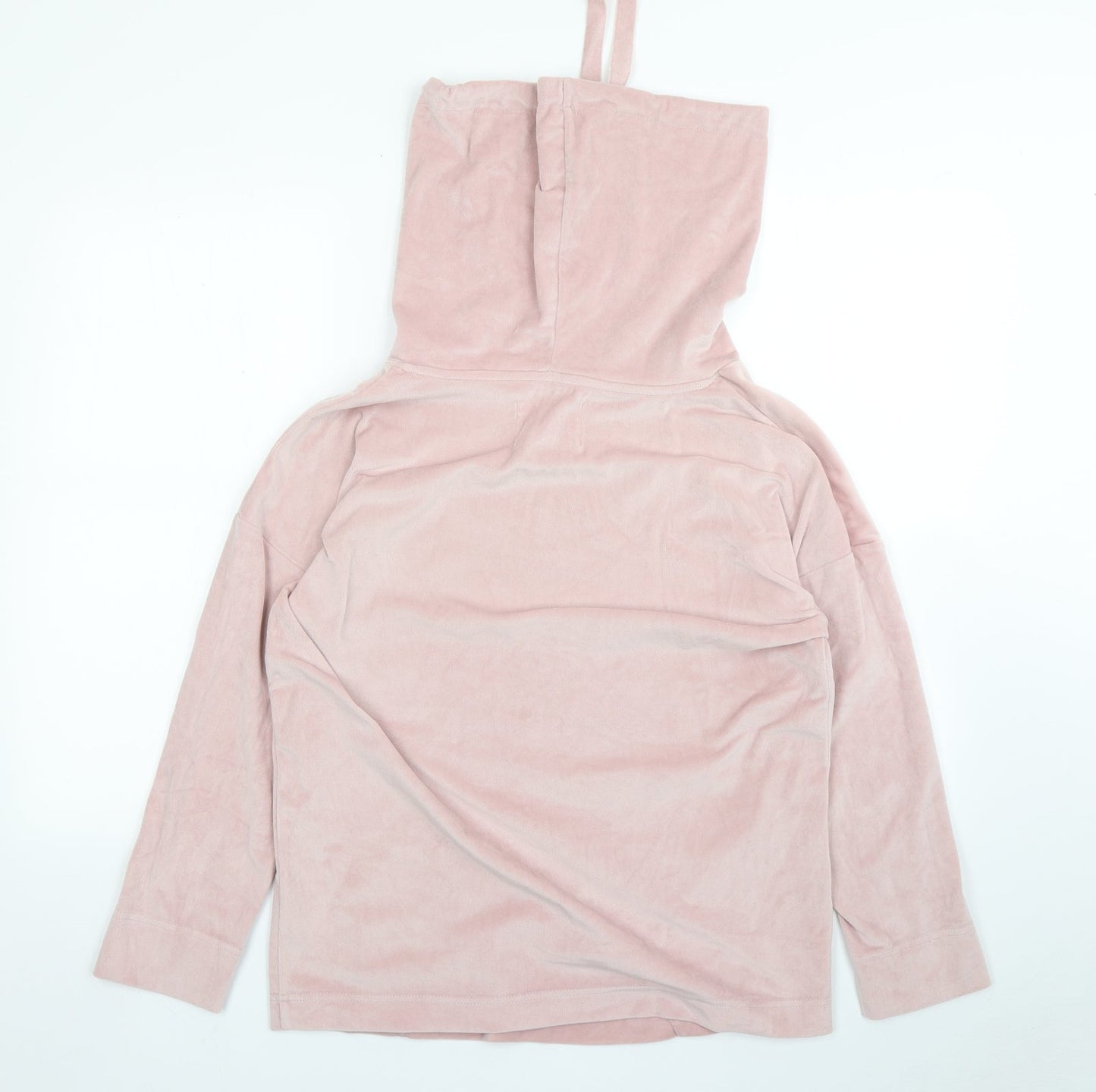 F&F Womens Pink Roll Neck  Polyester Pullover Jumper Size S