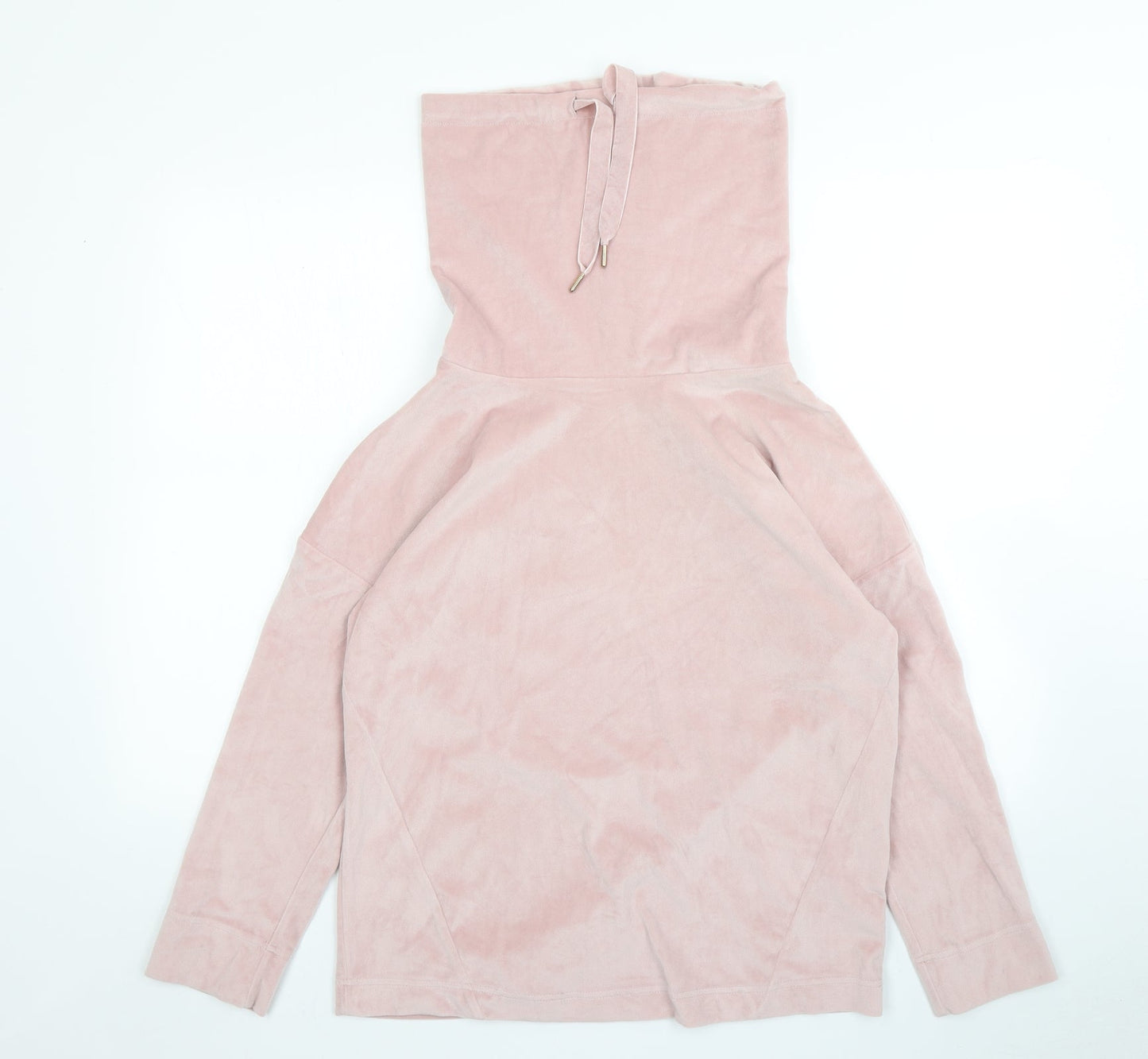 F&F Womens Pink Roll Neck  Polyester Pullover Jumper Size S