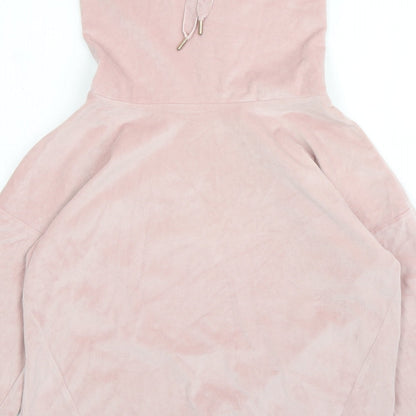 F&F Womens Pink Roll Neck  Polyester Pullover Jumper Size S