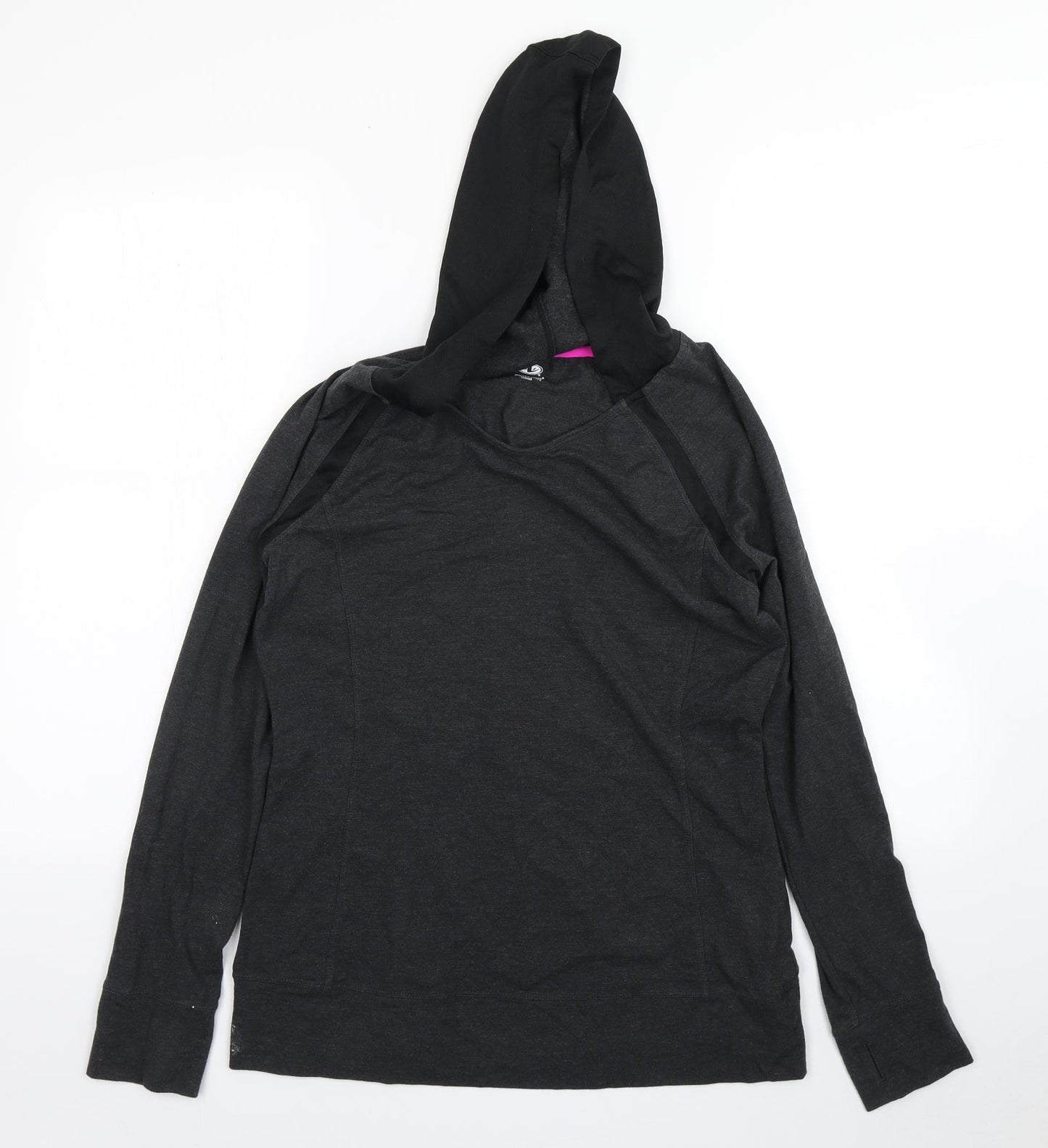 Athletic Works Womens Grey  Cotton Pullover Hoodie Size M