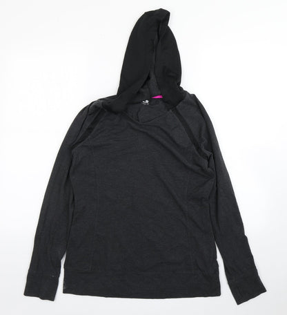 Athletic Works Womens Grey  Cotton Pullover Hoodie Size M