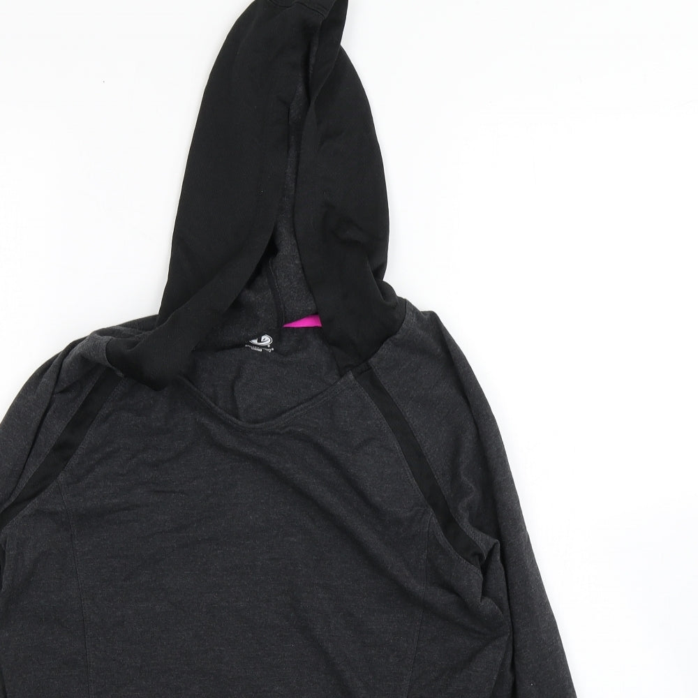 Athletic Works Womens Grey  Cotton Pullover Hoodie Size M