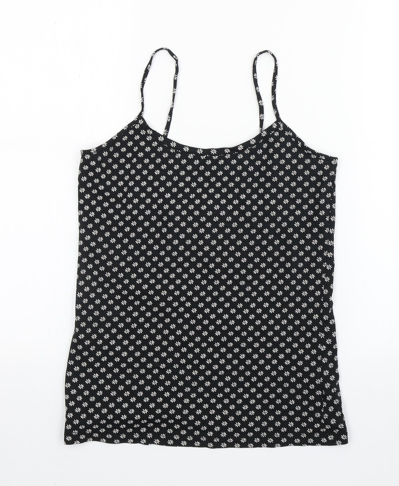 Womens UK Size 14 Peacocks Multicoloured Basic Tank