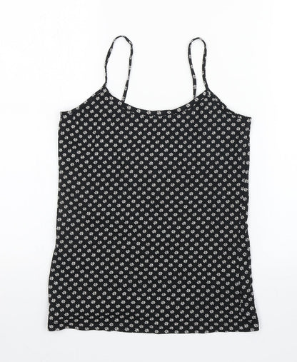 Womens UK Size 14 Peacocks Multicoloured Basic Tank