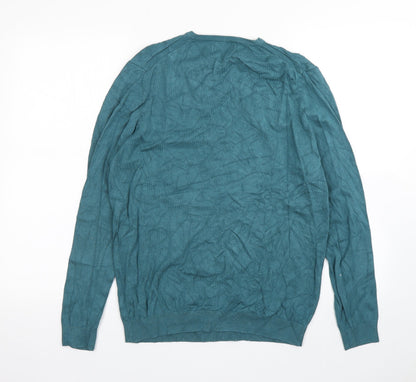 Womens UK Size M Zara Green Pullover Jumper
