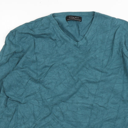 Womens UK Size M Zara Green Pullover Jumper