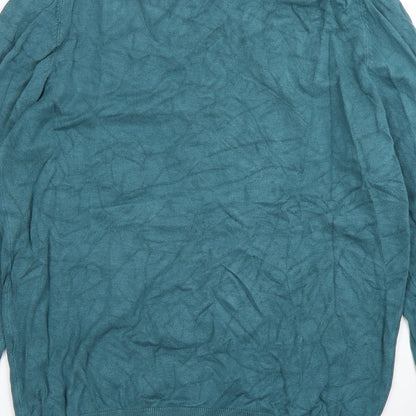 Womens UK Size M Zara Green Pullover Jumper